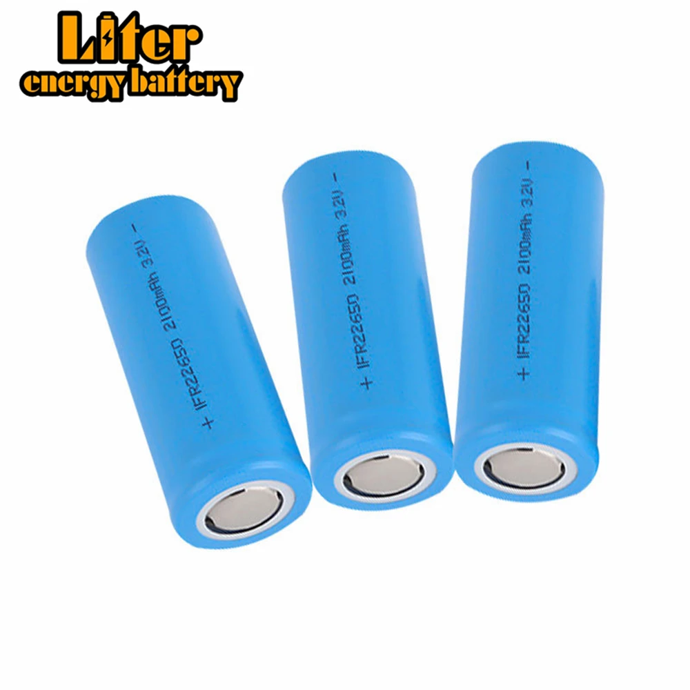 Highdrive High quality 22650 3.2V 2100mAh rechargeable LiFePO4 battery 3.2V 2100mAh 22650 rechargeable battery