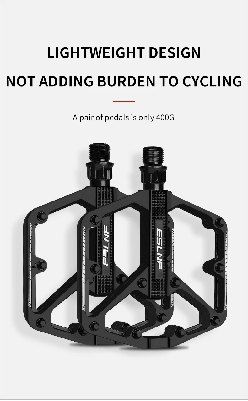 Universal Cycling Ultralight Mountain Bike Pedals Mtb Sealed 4 Bearing
