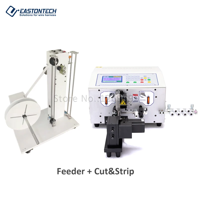 EW-07B  Double Line Wire Cutting Stripping Twisting Machine Automatic Wire Twisting Machine