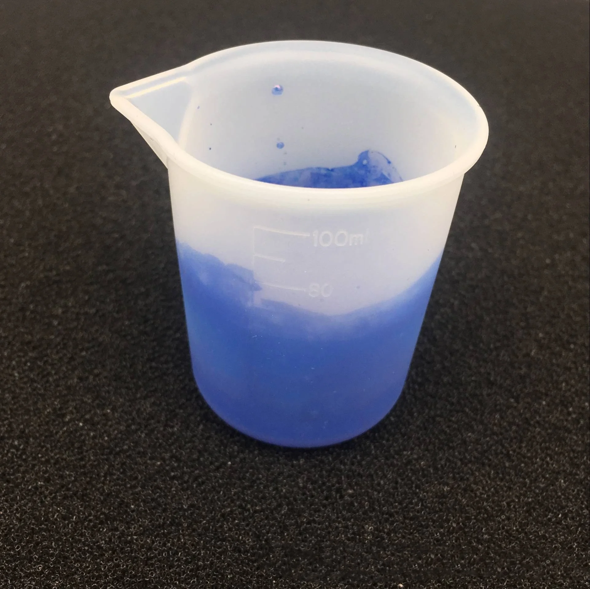 Silicone Measuring Cups 100ml for Resin Mixing Cups Glue Tools Soy Wax All Kinds Wax Measuring Cups