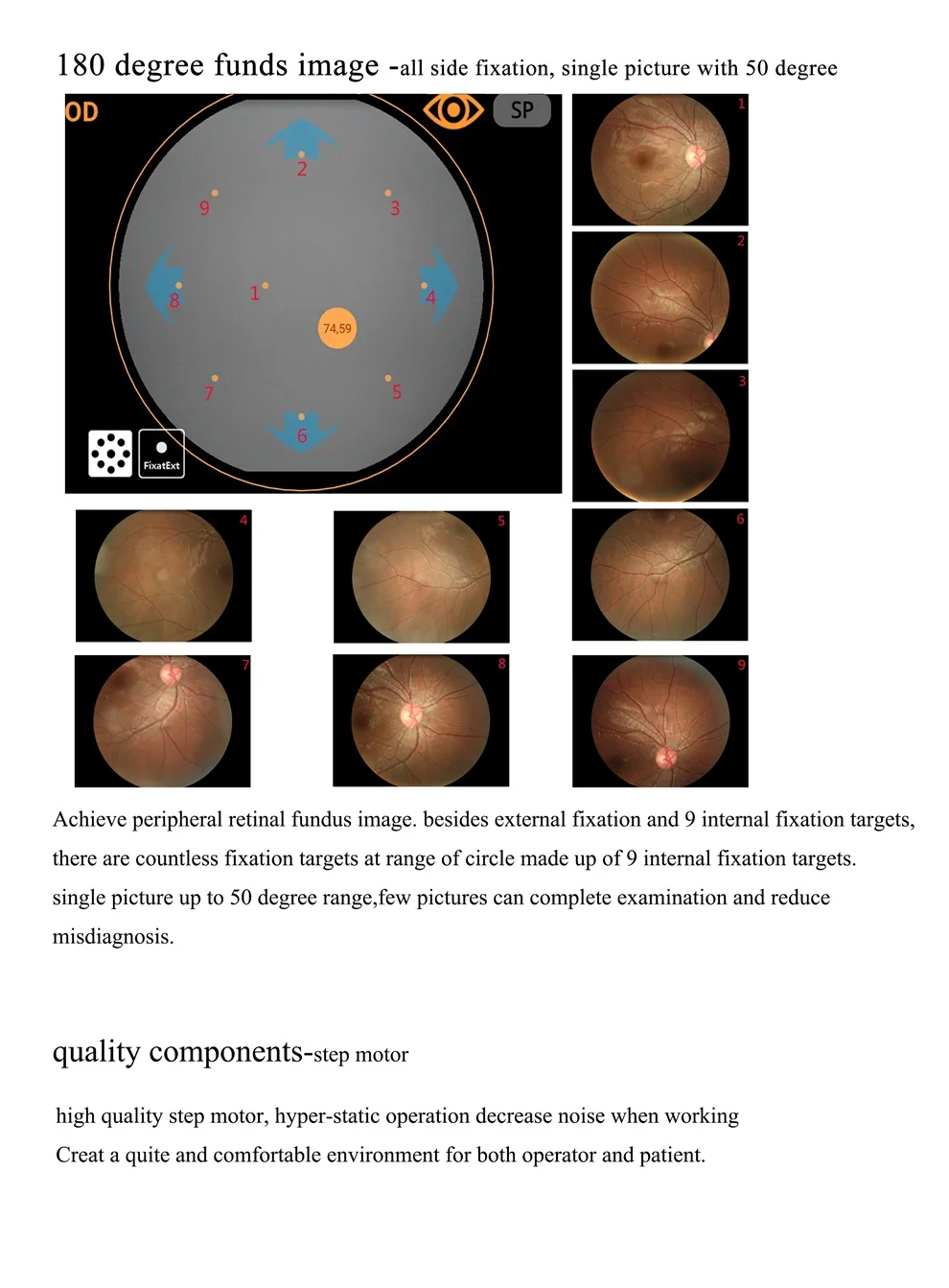 High-definition Ophthalmic Instrument Automatic Fundus Camera Reticam 3100 Optical Device High-definition Imaging