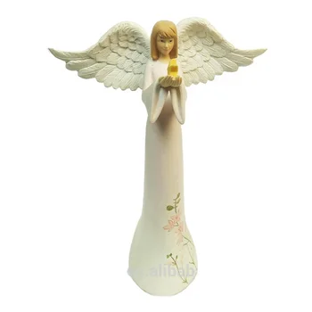 Wholesale Home Decoration Figurine Cheap Resin Christmas Angel Statue