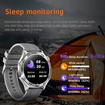AK83 Smart Watch IP68 Waterproof, 400mah Battery Life