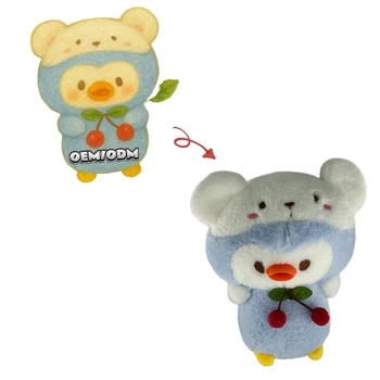 Wholesale Price OEM/ODM Soft Fluffy Plush Toy Custom Animal Stuffed Doll for Blind Box & Gifts