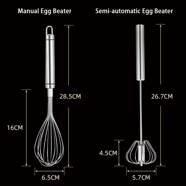 Factory Price Hand Push Whisk Blender Hand Whisk Mixer Baking Hand