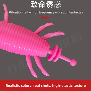 Angled Floating Artificial Soft Bait for Long Casting Slow Jigging 12.5g & 17g Made of PVC-for Carp & Snakehead Fish Frog Lure – Soft Lure – view 3