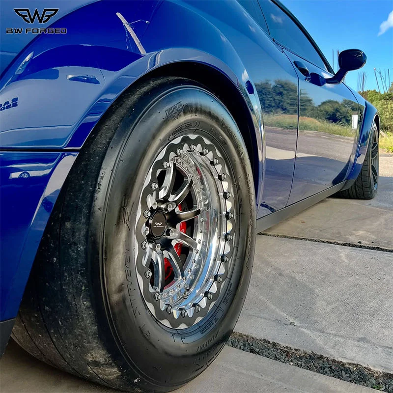 BW Forged Beadlock Ring Wheels 16 17 18 Inch Bead Lock 5x120 6x139.7 Inch Rims For C7 C8