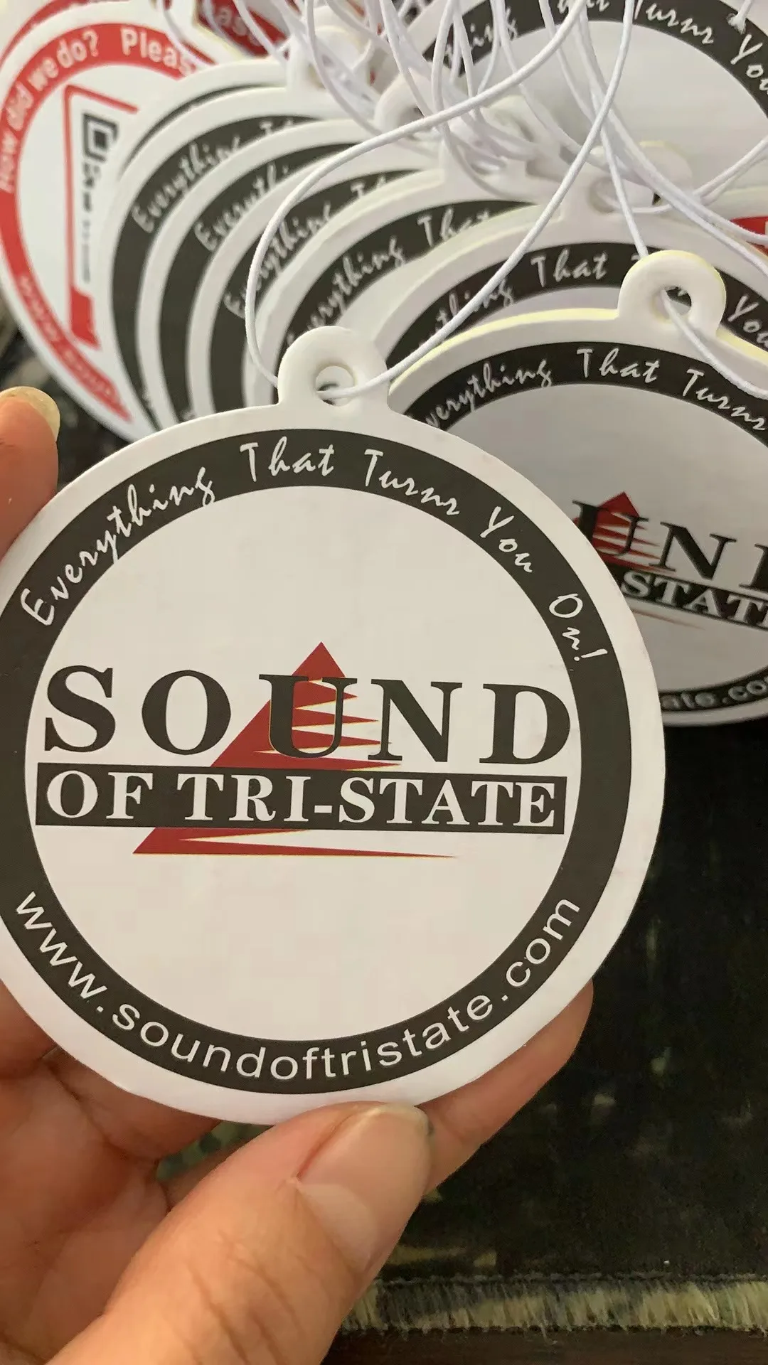 Super Strong Long Lasting Scent Custom Design Paper Car Air Freshener