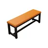 Black steel frame with orange upholstery [Upgraded Version]