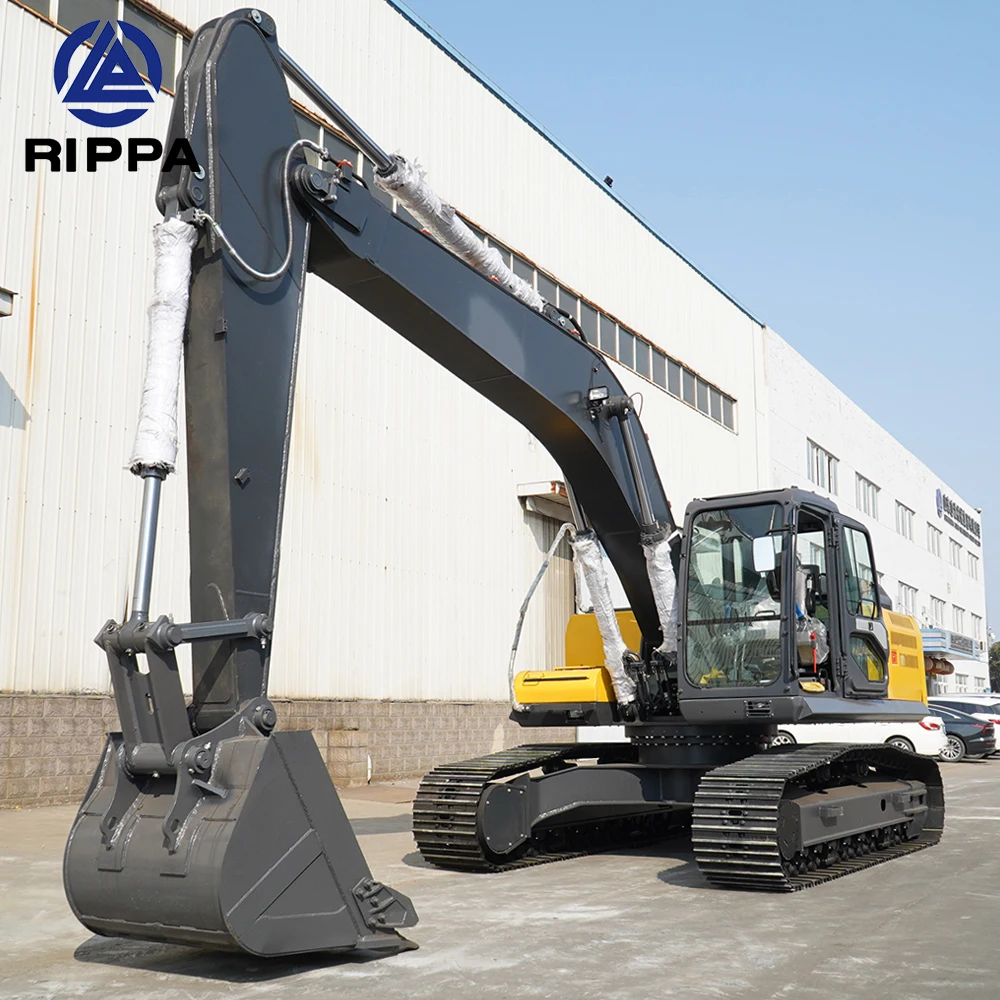 Rippa Strong Power Industrial Big Digger 20 Ton Large Excavator Machinery With Imported Premium Engine