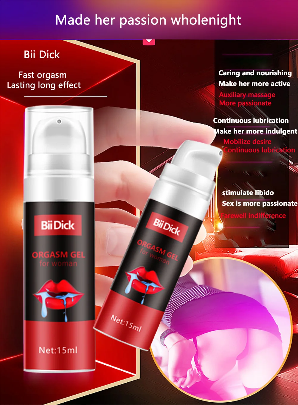 15ml Female Pleasure Enhancer Orgasm Gel Orgasm Liquid Spray For Adult Sex