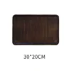 Walnut-colored rectangle, 30*20*1.5CM