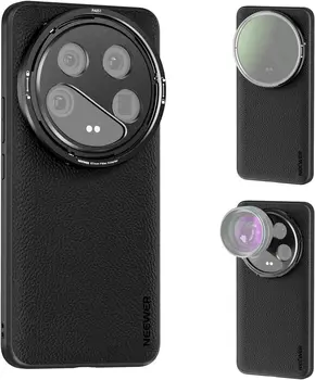 Neewer 14 Ultra Case Protective Heavy Duty Case with Wireless Charging 17mm Lens Mounts & 67mm Filter Adapter