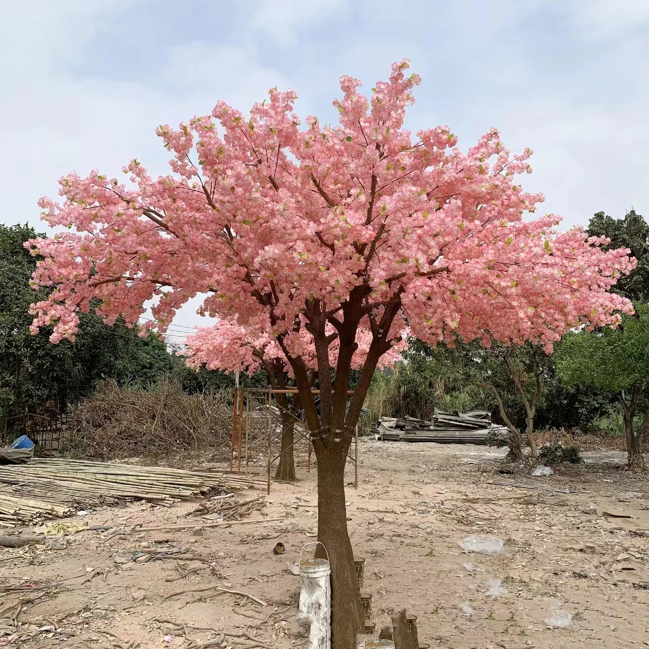 Artificial Flowering Treescherry Blossom Tree Wedding Decorationcherry