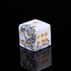 White turquoise dice