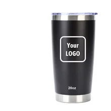 20oz Double Vacuum Insulated Stainless Steel Coffee Tumbler 5D UV Custom Powder Coated Cup with PP Lid Thermal Metal Mug
