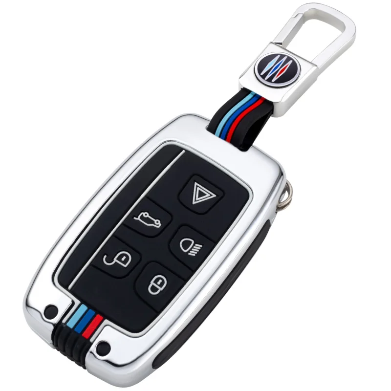 Car key case for jaguar xf xj for land rover freelander 2 protection cover auto holder shell keychain car-styling accessories 