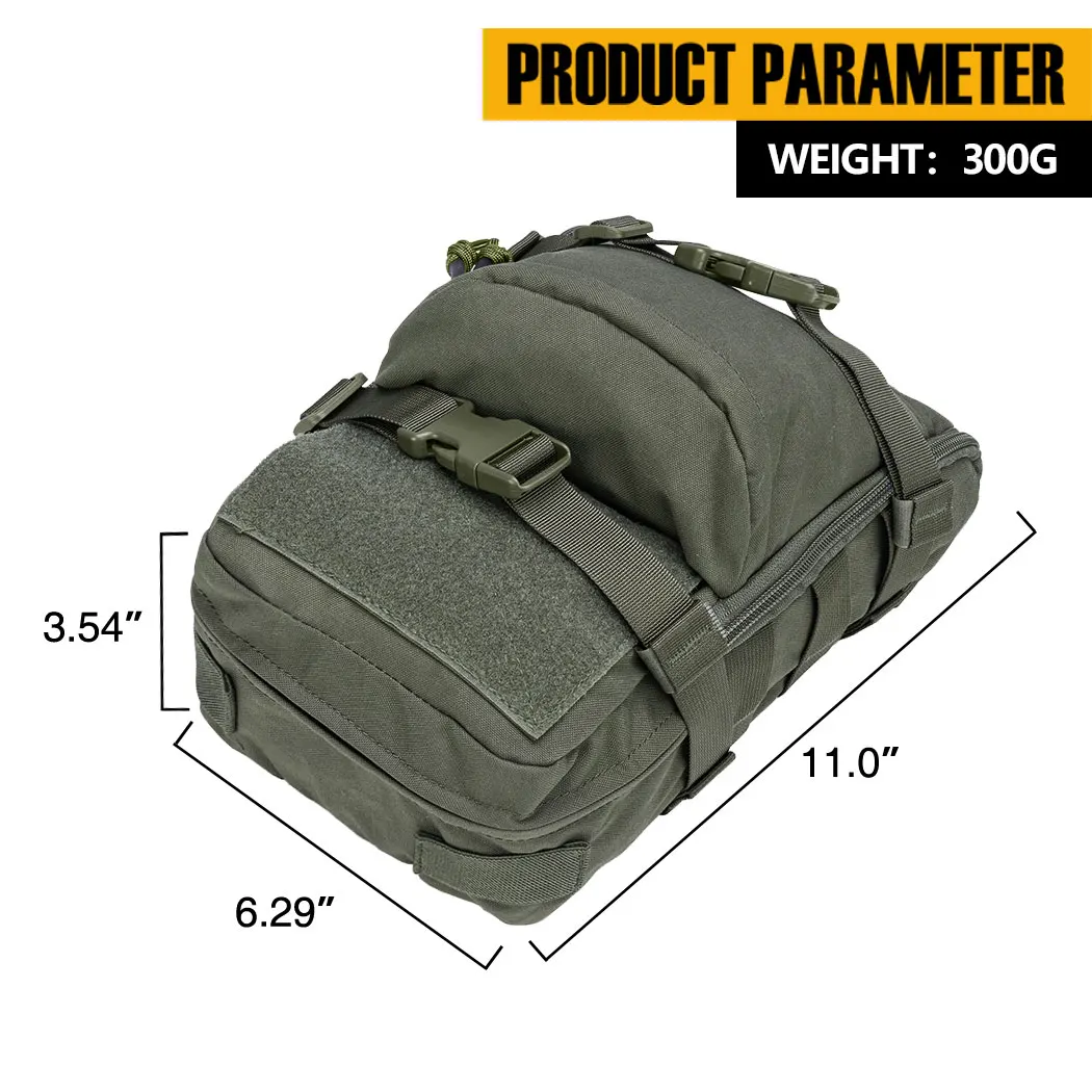 IDOGEAR Mini Tactical 500D Nylon Backpack Water Reservoir Bag