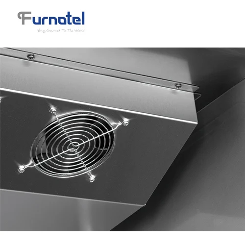 Double Temperature Hot and Cold Mobile Food Warmer Holding Cabinet Food Trolley for School and Hospital