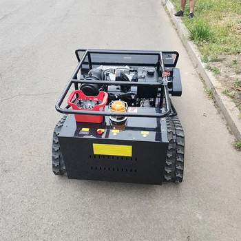 Free Shipping Automatic Crawler Robot Lawn Mower with Remote Control for Garden & Orchard Diesel-powered Farm Machine