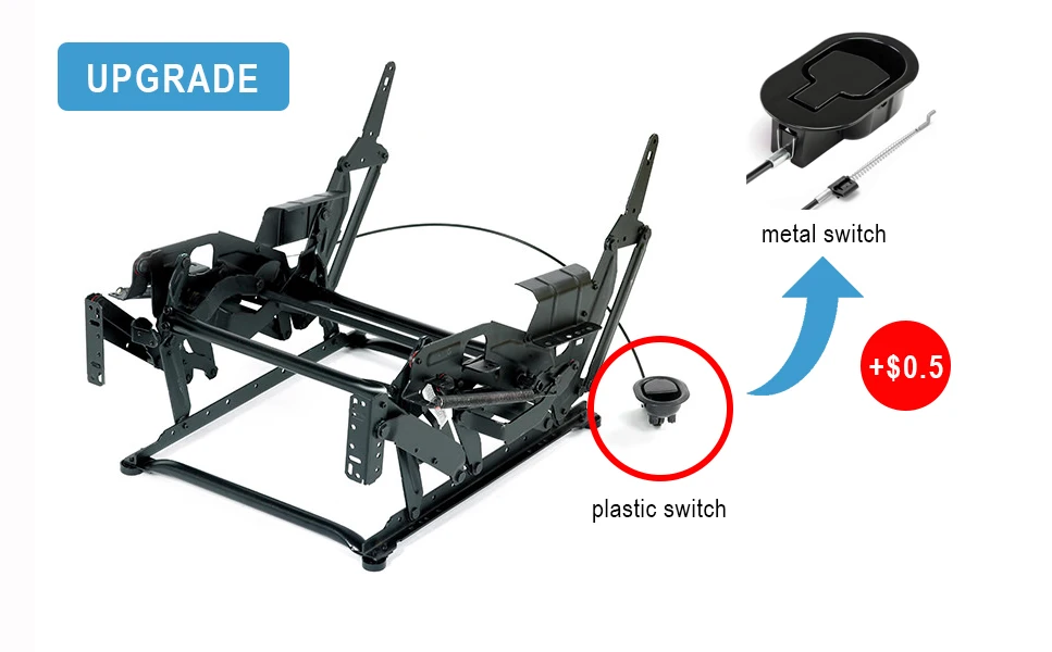 Regal 4302 Manual & Zero Wall Hardness Recliner Sofa Mechanism Chair
