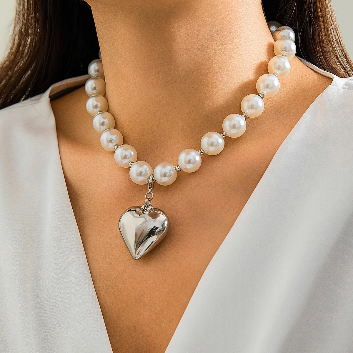 年末のプロモーション特価！ - Women for Necklaces Elegant LS-C2753 Necklace Pearl アクセサリー