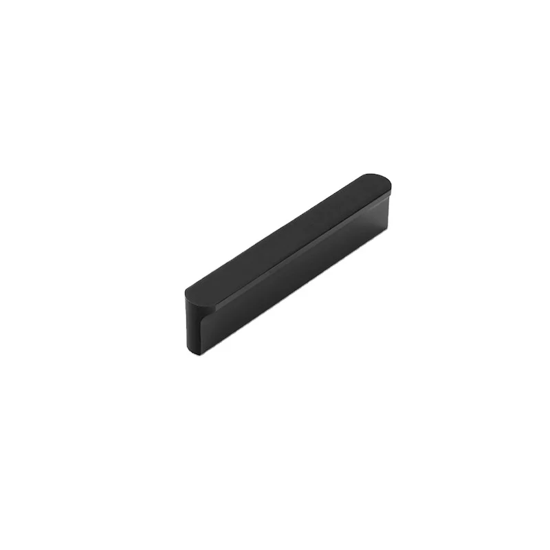 Modern Curved Kitchen Cabinet C Shape Flush Pull Aluminum Alloy Furniture Hardware Handle Cabinet Door Handle