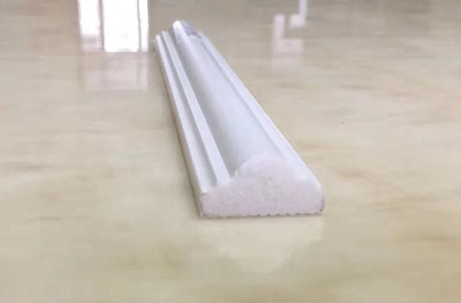 Modern Design Style High Density Plastic Chair Rails Wall Decor Trim Polystyrene for Indoor Interior Decoration