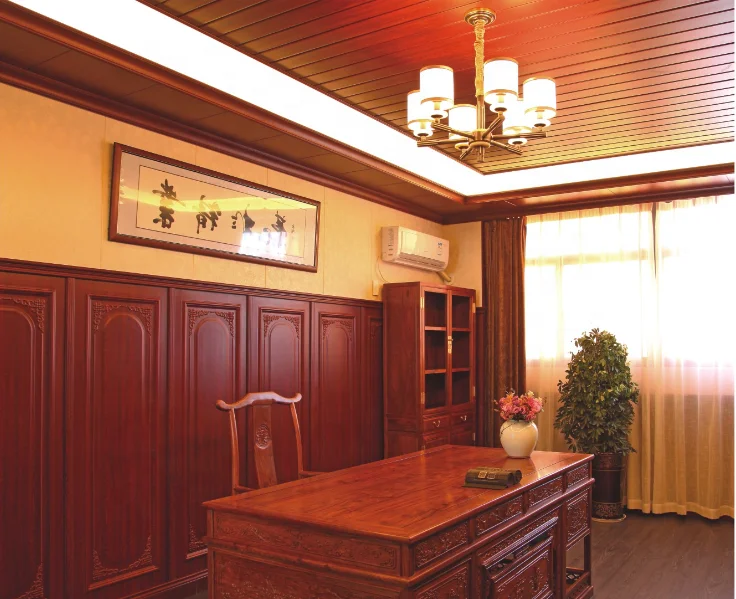 Waterproof Building Material 80mm-thickness WPC Wall Panel Partition Wall