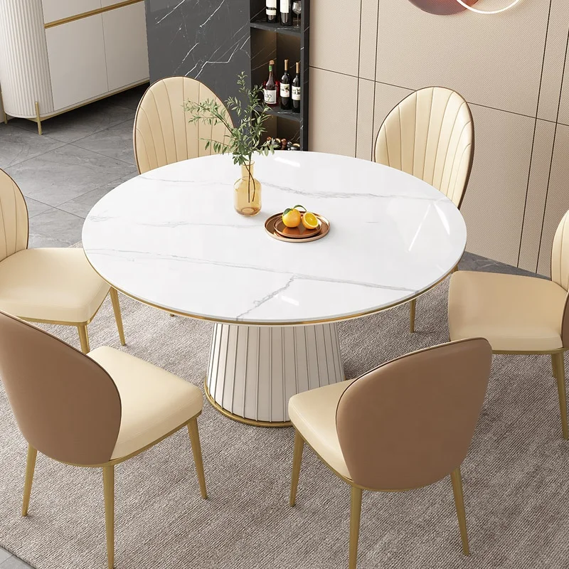 Dining Table Designer Table Conference Table Household Small Apartment  Modern Minimalist Round Desk Tulip Round Solid Wood Mesa - AliExpress