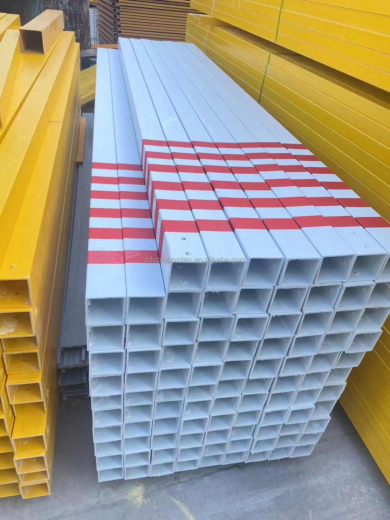 product high strength frp fiberglass hollow tube durable pultruded fiberglass felt tube for farming fence-5