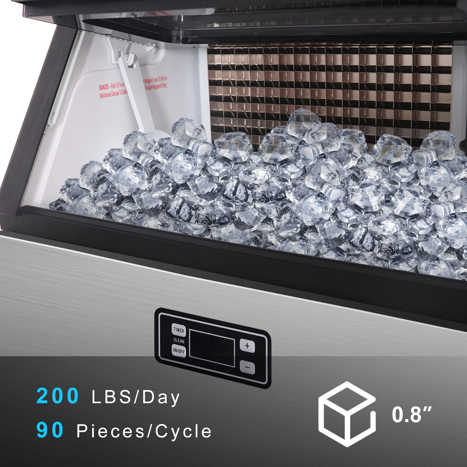 Hicon Professional Commercial Ice Block Maker Ice Making Machine