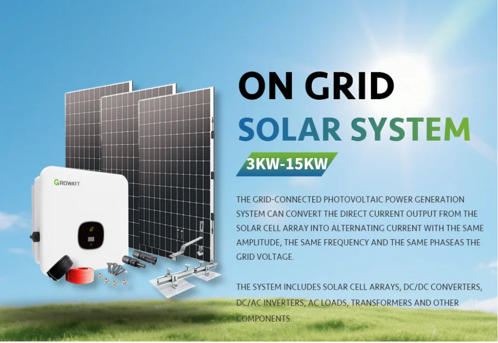 QIANEN Easy-to-Install Home Lighting Power Kits 3kw to 15kw On-Grid Polycrystalline Silicon Energy Systems with MPPT Controller supplier