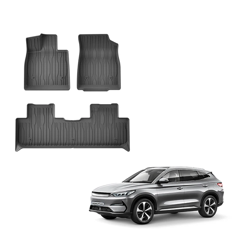 Коврик для ног Sealion6 TPE, коврик для автомобиля, 5D-коврики для BYD Seal U Song Plus Champion Edition