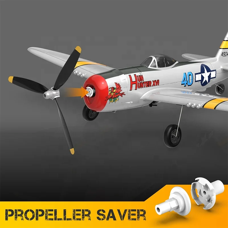 Volantex P47 サンダーボルト EPP RTF 400MM 初心者向け4CH RC戦闘機