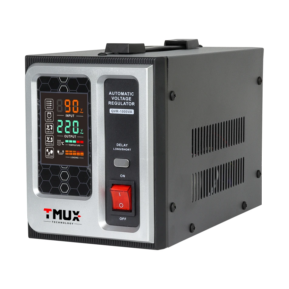 Hot Selling Single Phase Avr Voltage Regulator 220V Ac Stabilizer 2000VA Relay Type Avr Voltage Stabilizer Refrigerator at TV Guard