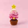 Pink-Christmas tree bonsai (small wool base)