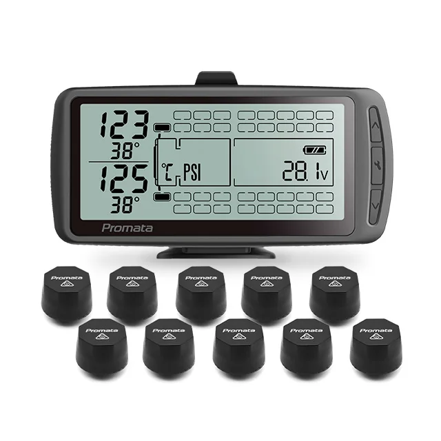 Expert Truck TPMS System Typical Tyre Pressure Monitor System with Monitor for Fleet for Data Output