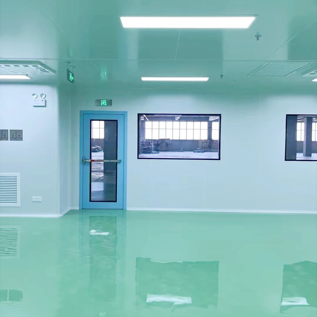 Free Design Easy to Install Durable GMP Standard Pharmacy Clean Room With MGO SIP Mechanism Rock Wool Sandwich Panel