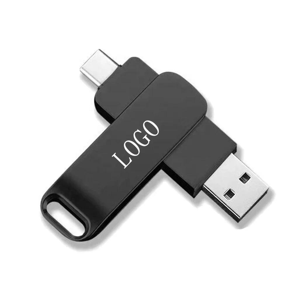Promocional Usb Type C 2 In 1 Flash Drive 1tb 2tb 3tb 4tb Usb 3.0 3.1