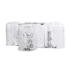 A family of three with a transparent white travel cup ring