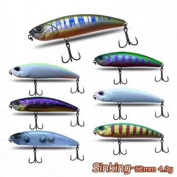 Factory-Production Direct-Sale Stainless Steel Submersible Pencil 52mm 49g Japanese-Style Micro Lure Red-Tail Five-Stripe Black – Pencil – view 2