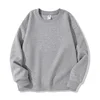 Hemp gray cotton crew neck sweater