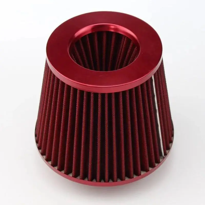 High-Flow Car Performance Sport Air Filter with Cone Modification Aluminum Inlet Car Air Intake Tube Filter