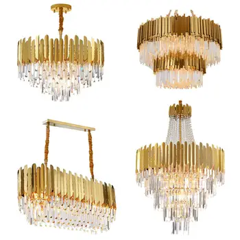 Fast Delivery High Cost Performance Top Seller Lighting Decorative Crystal Chandelier For High Ceilings
