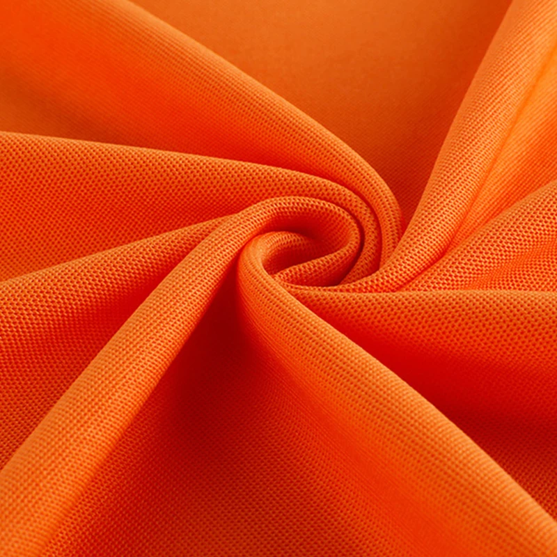 Custom Eco-Friendly Recycled 100% Polyester Micro Pique Mesh Knitted Sportswear Fabric for Apparel Bags Polo Shirts Car Girls
