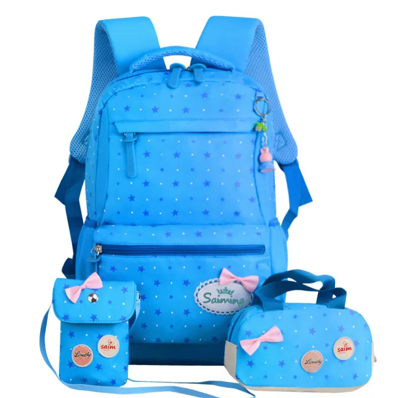 Source Hot Sale Star Printing Children School Backpack For Teenager  Schoolbags Lightweight Water Proof School Bag Set on m.