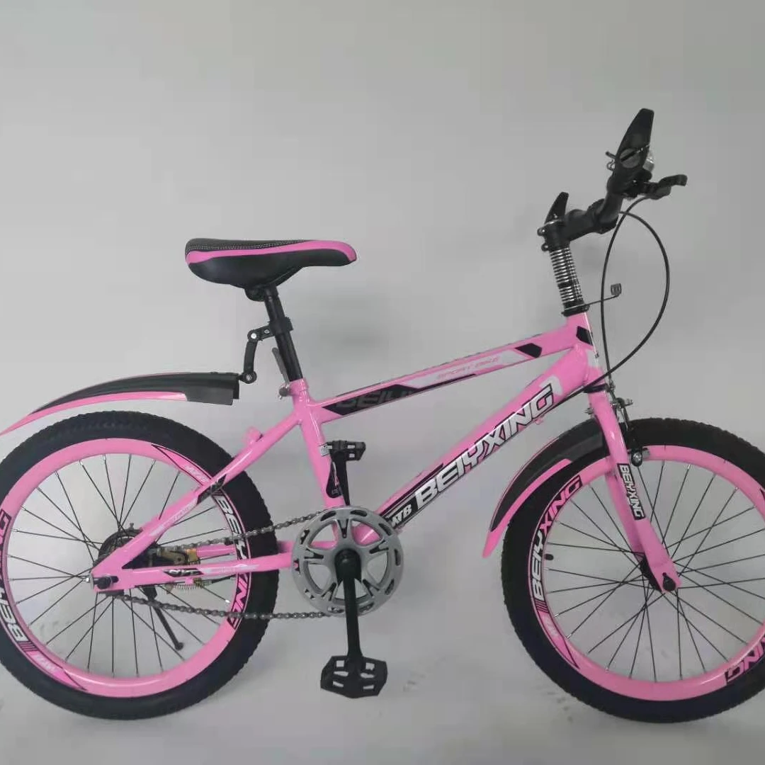 キッズサイクル 18インチ(pink) 18 20 22 24インチスチールフォークキッズバイクシングル