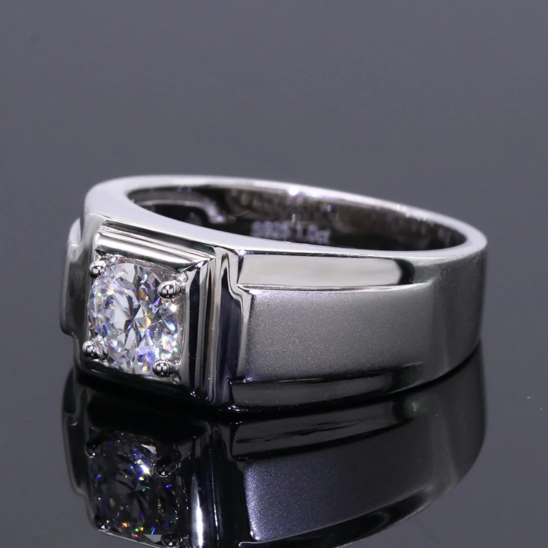 Man Ring, wedding ring, wedding band, promise ring, gift for him, man, boyfriend, for husband, S925 Moissanite Diamond ring, Valentine’s Day, Birthday, anniversary