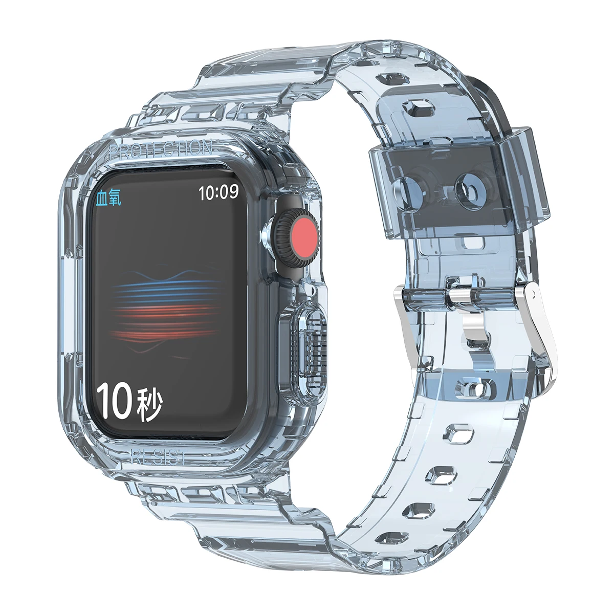 Cinturino Per Cassa In Tpu Trasparente Per Apple Watch 7 Cinturini Di  Ricambio Sportivi Trasparenti Per Iwatch 41mm 45mm - Buy Per Apple Watch 7  Band,Per Apple Watch 7 Case,Per Cinturino Apple